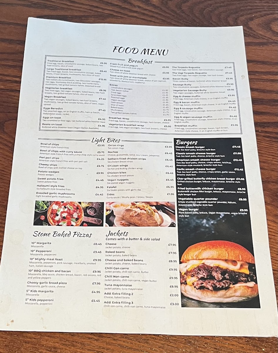 The Tichenham Inn Menu - Image 1