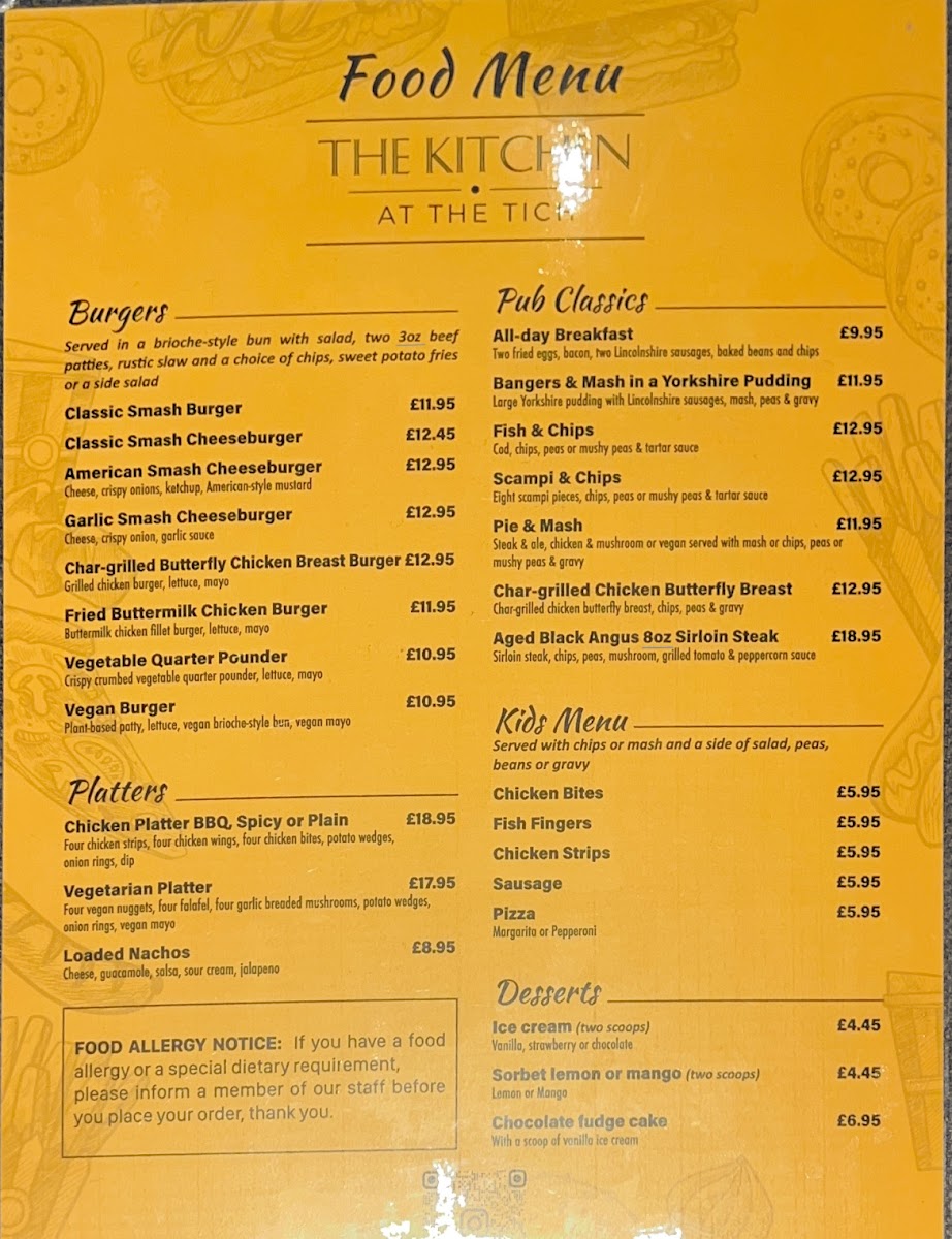 The Tichenham Inn Menu - Image 3